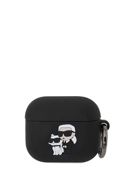 Choupette Siyah Apple Airpods 3. Nesil Uyumlu Kılıf