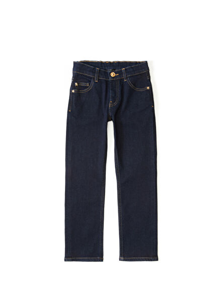 Lacivert Çocuk Jean Pantolon