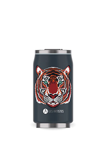 Heat Insulated Tiger Patterned Box Steel Thermos 280 ml