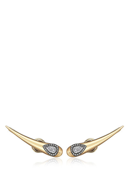 Maleficent Kadın Altın Küpe