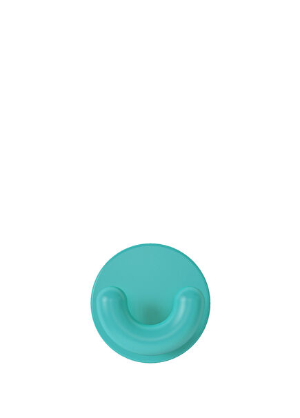 Smilee Turkuaz Ahşap Çocuk Odası Askılık 15 x 9 cm