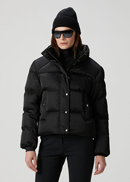 Tatum Down Black Ski Jacket