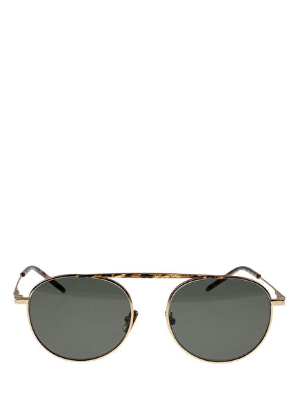 I0313 Altın Rengi Metal Erkek Güneş Gözlüğü