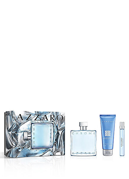 Chrome EDT 100 ml + Hb75 Shampoo 75 ml + H25 EDT 10 ml Men's Perfume Set