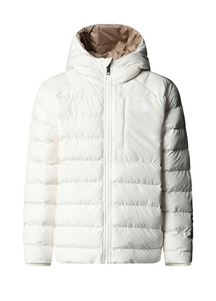 Perrito Beyaz Çift Taraflı Unisex Çocuk Mont