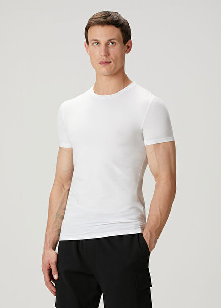 Beyaz Basic T-shirt