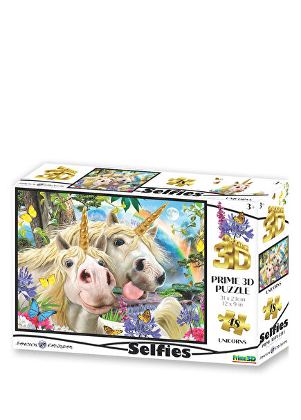 10693 Unicorn Selfie 48 Piece Puzzle