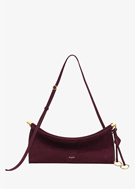 Le Click East West Medium Bordo Kadın Deri Çanta