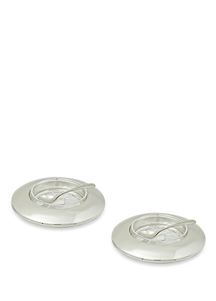 Escapade Pebble Silver Plated Salt and Pepper Shaker