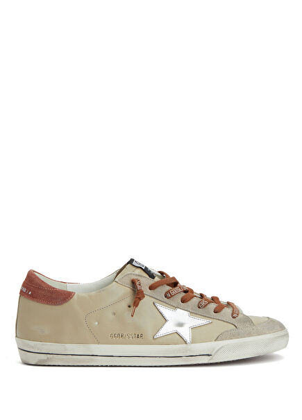 Super Star Beige Men's Leather Sneaker