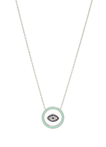 Eye Shaped Womens Gold Necklace