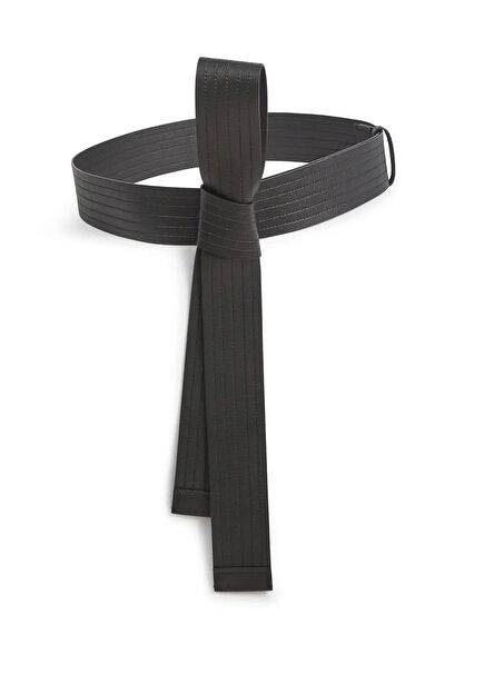 Black Women's Leather Belt