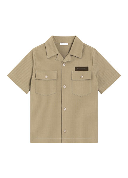 Multicolored Striped Boys Shirt