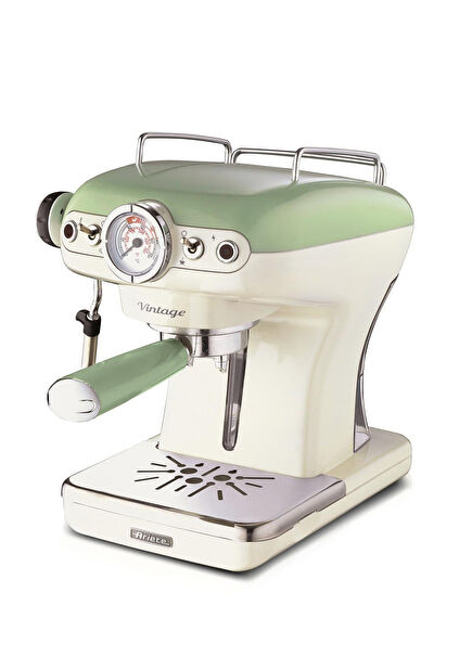 Vintage Green Espresso Coffee Machine
