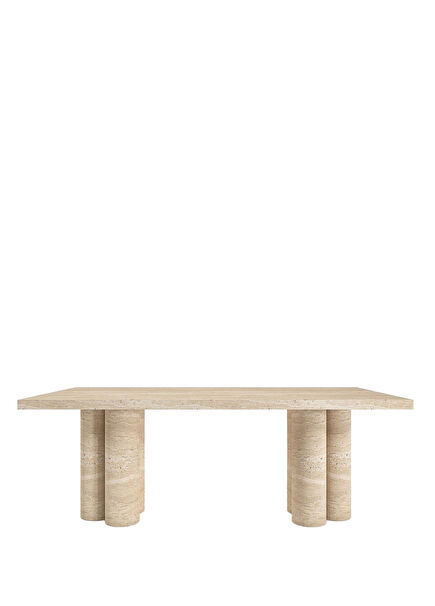 Quasar Travertine Table