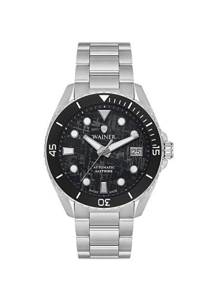WA.25300-A Gri Çelik Kol Saati