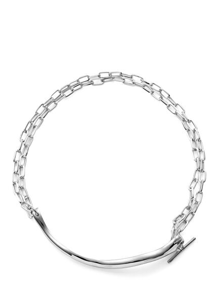 Vivien Necklace Bronz Üzeri Gümüş Kaplama Unisex Kolye
