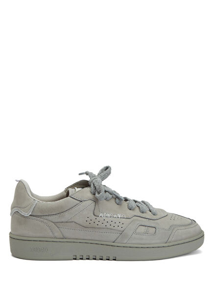 Dice Patchwork Gri Erkek Deri Sneaker