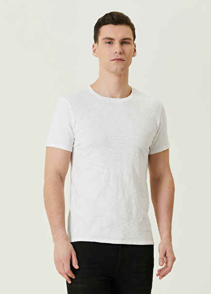 Bysapick Beyaz Basic T-shirt