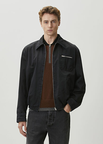 Siyah Polo Ceket