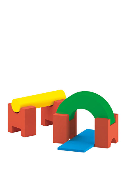 Colorful Modular 7 Piece Sponge Game Set