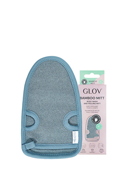 Body Wash And Peeling Mitt Grey