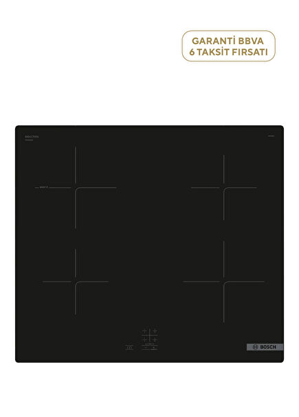 PUG61KAA5E Serie 2 Siyah İndüksiyonlu Ankastre Ocak