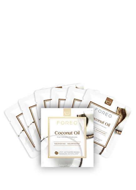 UFO Mask Coconut Oil Moisturizing 6-Pack Face Mask