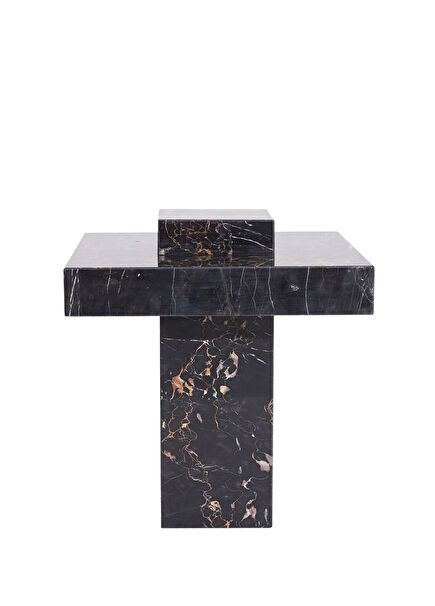 Portoro Dolce Siyah Yan Sehpa