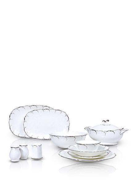 Tiffany Platinum 60 Piece Dinner Set