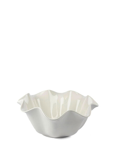 White Porcelain Bowl 37x15 cm