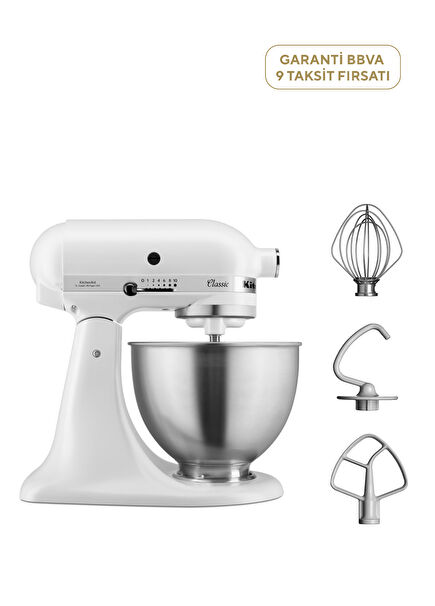 5K45SS Classic White 4,3 L Stand Mikser