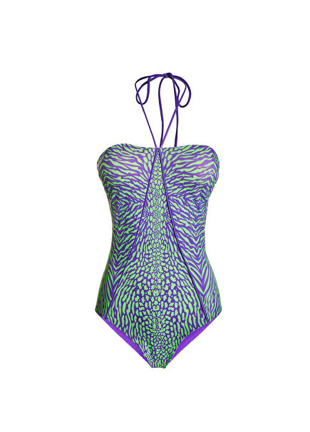 Amazon Bandeau Desenli Mayo