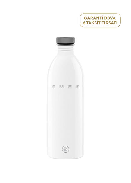 Urban White Steel Flask 1 Lt