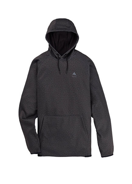 Crown Weatherproof Pullover Siyah Kapüşonlu Erkek Sweatshirt