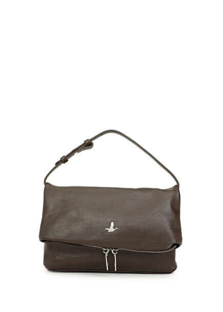 Brown Women's Leather Hand Portfolio