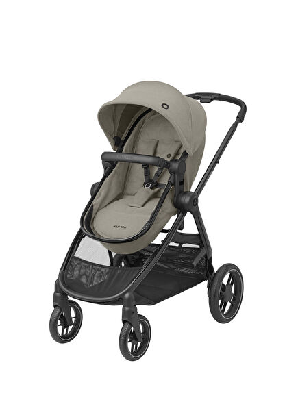 Zelia3 Luxe 2-in-1 Twillic Truffle Premium Baby Stroller with Bassinet