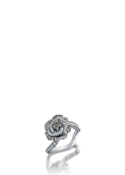 Women Ring with Rose Diamonds