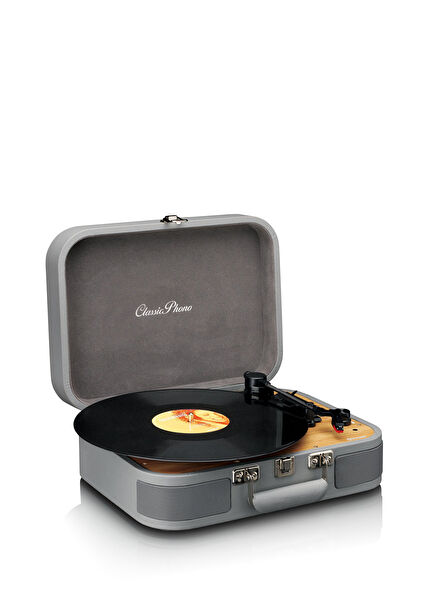 Classic Phono Hoparlörlü Bluetoothlu Retro Pikap