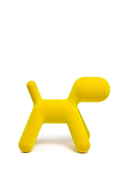 Puppy Yellow Dog Statue