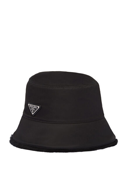 Re-Nylon and Fur-Lined Fisherman's Hat