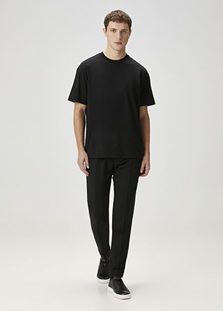 Black Wool Pants