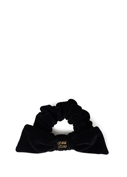 Siyah Kadife Lastik Toka