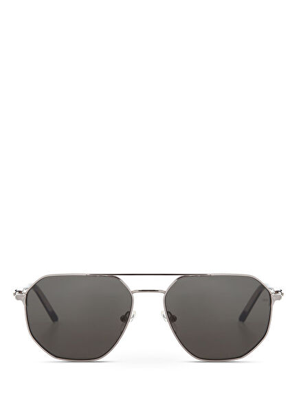 CR 80025 C1 Pilot Gümüş Erkek Güneş Gözlüğü