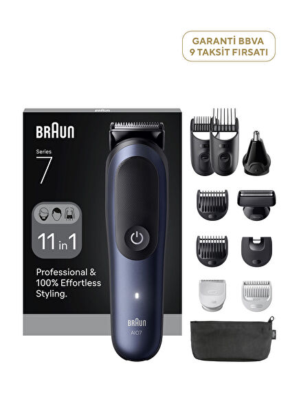 Hepsi Bir Arada Series 7 Islak ve Kuru 11’i 1 Arada Tıraş Kiti AIO7540
