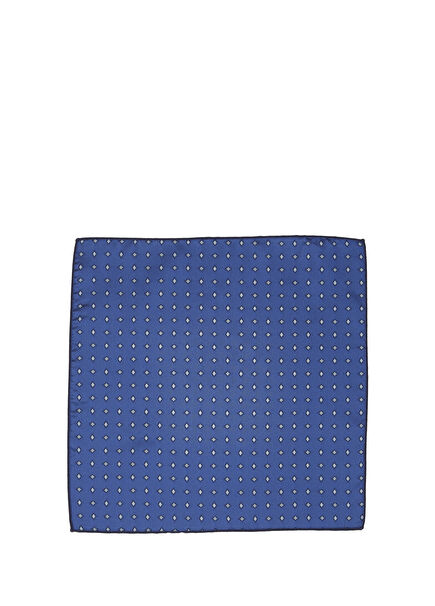 Lacivert Puantiyeli Mendil