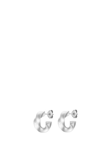 AJEGS3365-040 Metallic Grey Steel Men's Earrings