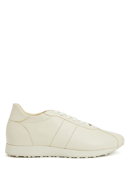 Mica Ekru Kadın Deri Sneaker