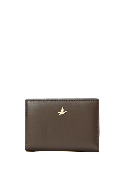 Brown Small Size Women's Leather Wallet