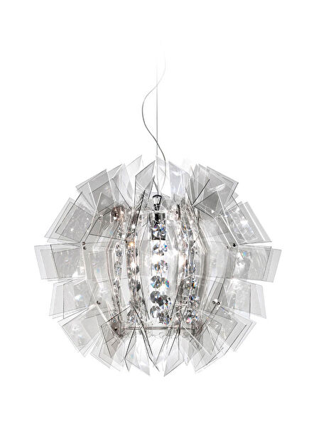 Crazy Diamond Smoked Pendant Chandelier